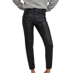 Marissa Webb Makayla Full Length Lambs Leather Band Pants